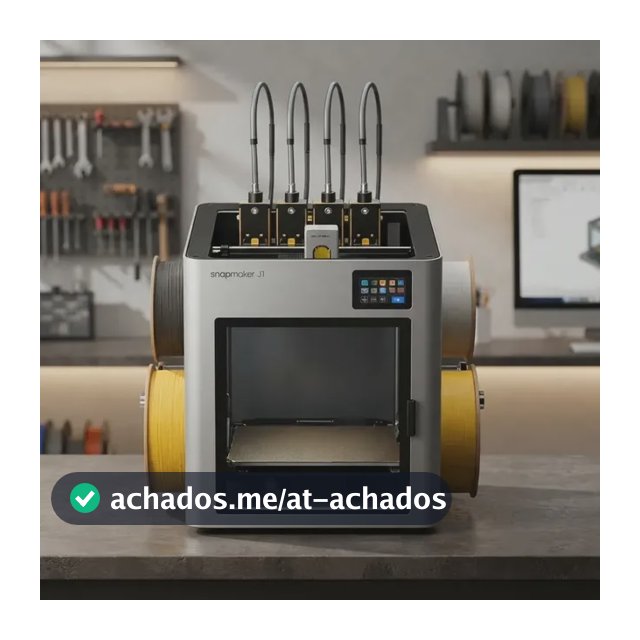 Impressora 3d Snapmaker U1 Fdm Com 4 Bicos Independentes 127/220v Branco