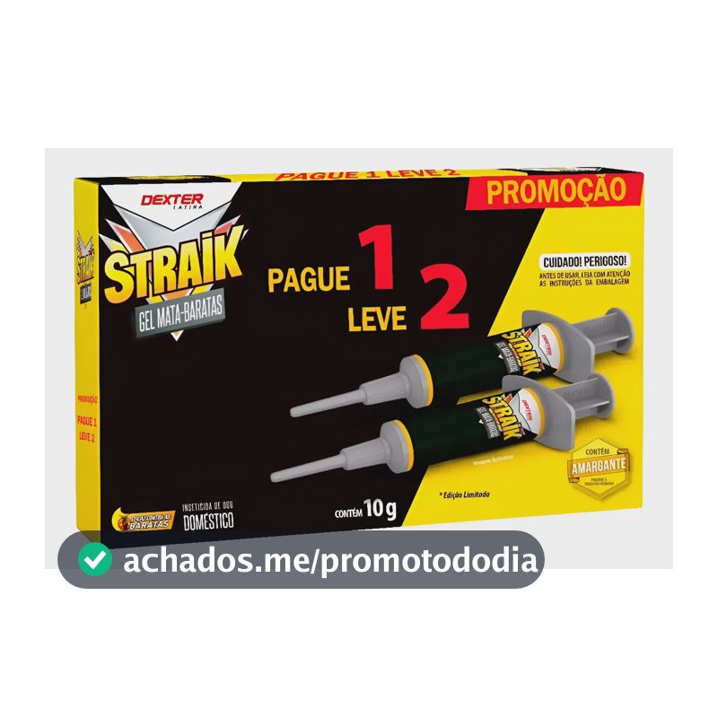 Gel Mata Baratas Straik Dexter Isca Atrativa Pague 1 Leve 2