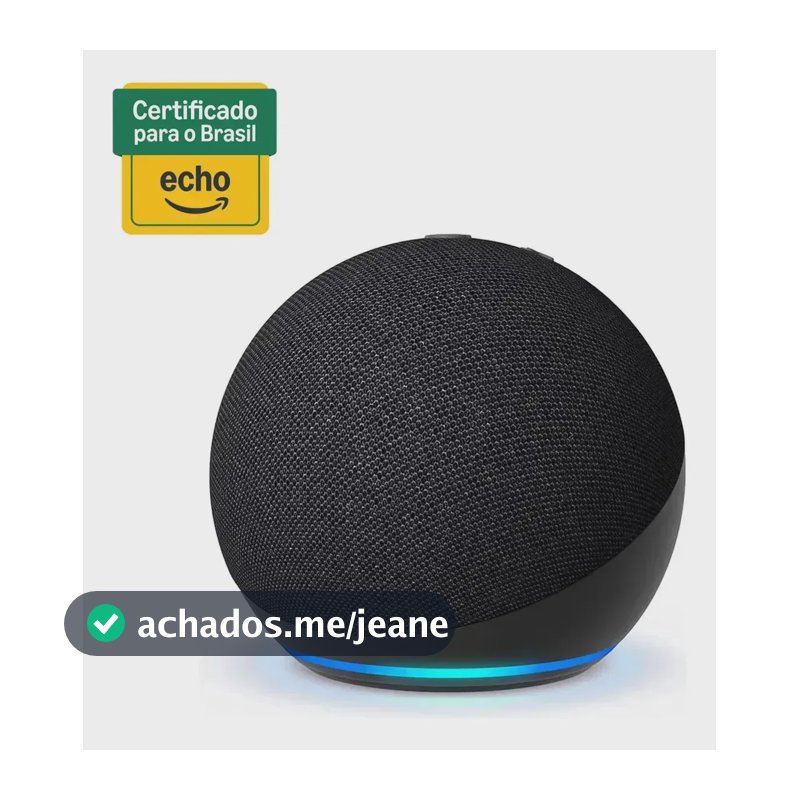 Amazon Echo Dot 5ª Geração Com Alexa E Som Inteligente Preto