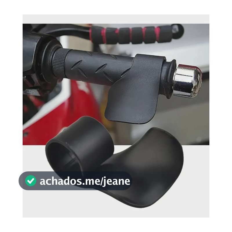 Descanso Apoio Mão Para Manopla Punho Acelerador Viagem Moto Preto
