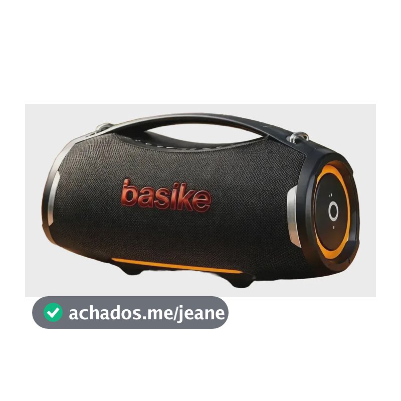 Caixa De Som Bluetooth Basike BA-RAD440 500W Portátil À Prova D'Água Para Festas