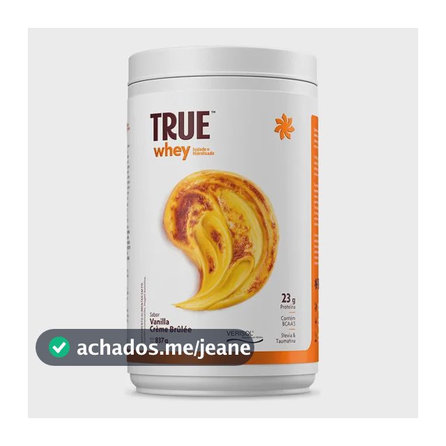 True Whey Protein Crème Brûllè 837g True Source