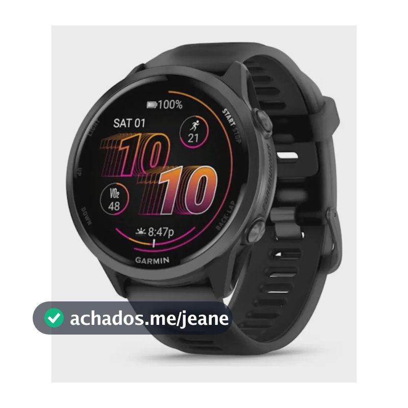 Relógio Garmin Forerunner 570 Com Monitor Cardíaco 47mm Cinza Ardósia 47mm