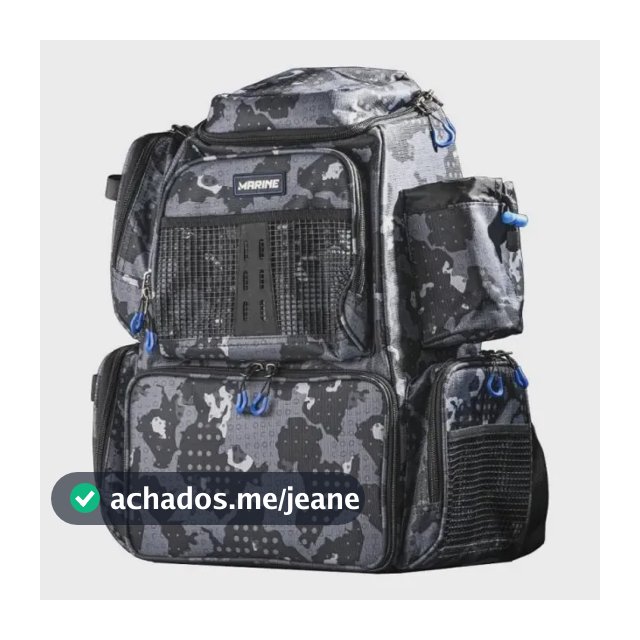 Mochila Bolsa De Pesca Marine Sports M-mp25c Com 4 Estojos