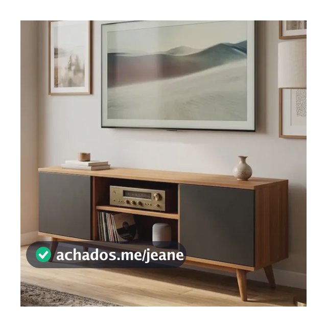 Rack Estante Industrial Mdp 120x60 Com Espaço Pra Decoração Preto