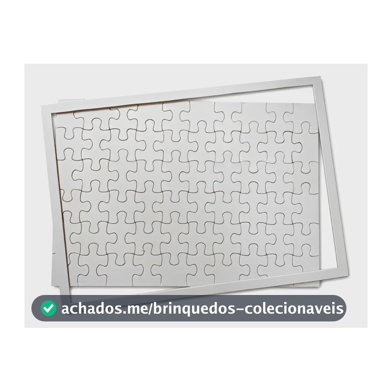 Quebra Cabeça Para Sublimação Em Branco - Pacote Com 10un