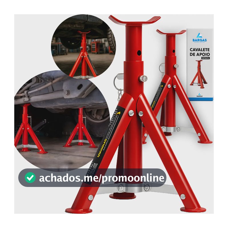 Par Cavalete Carro Automotivo Bargas 2t  Veículos De Passeio