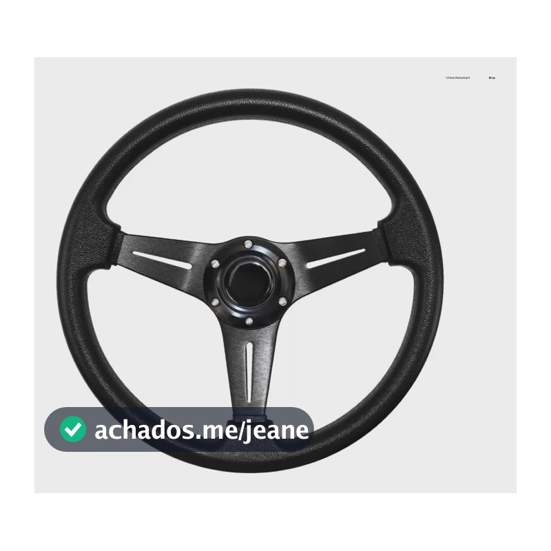 Volante Tunning Racing 350mm Esportivo Gol Chevette