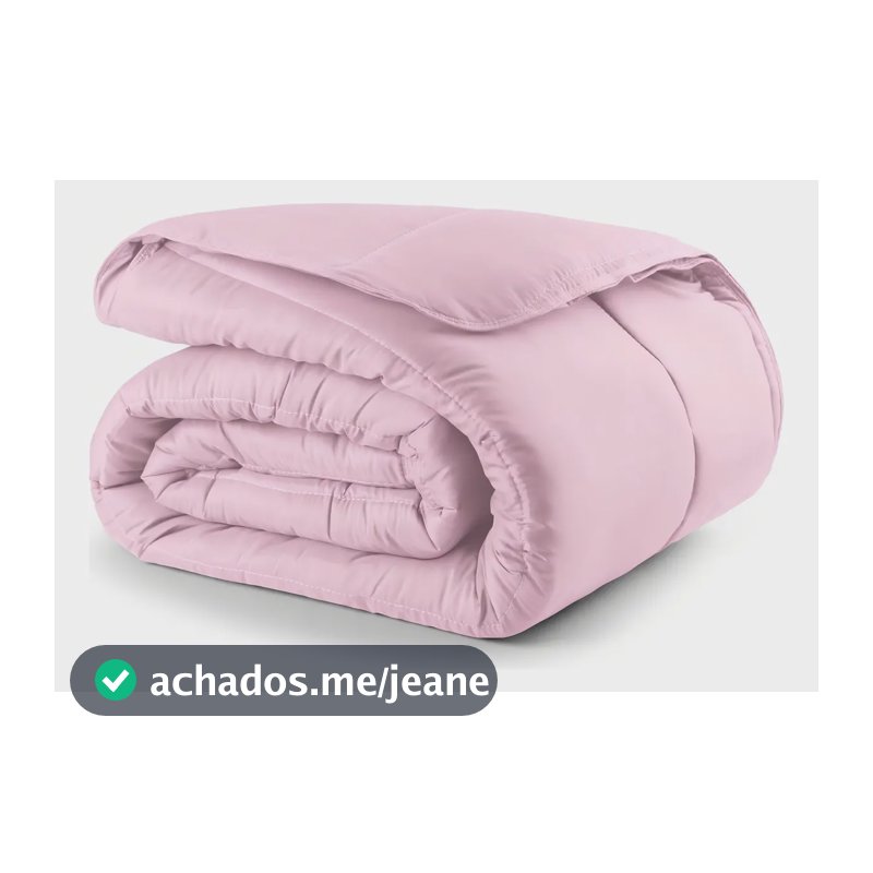 Edredom Queen 400 F Rosa Casa Laura Enxovais Luxuoso De Microfibra Confortável