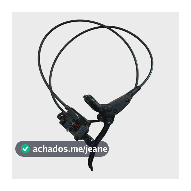 Freio Hidráulico Traseiro Logan Bike MTB com Manete e Pinça