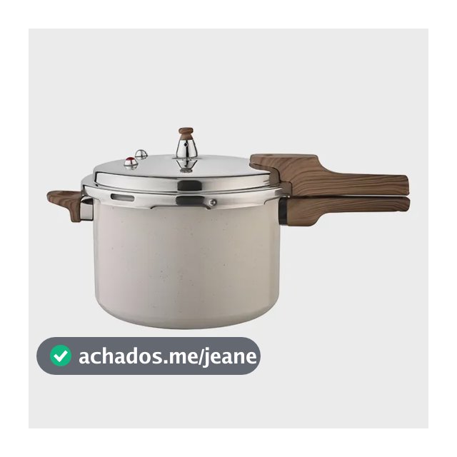 Panela De Pressão Antiaderente Cerâmico 4,2 Litros Vanila