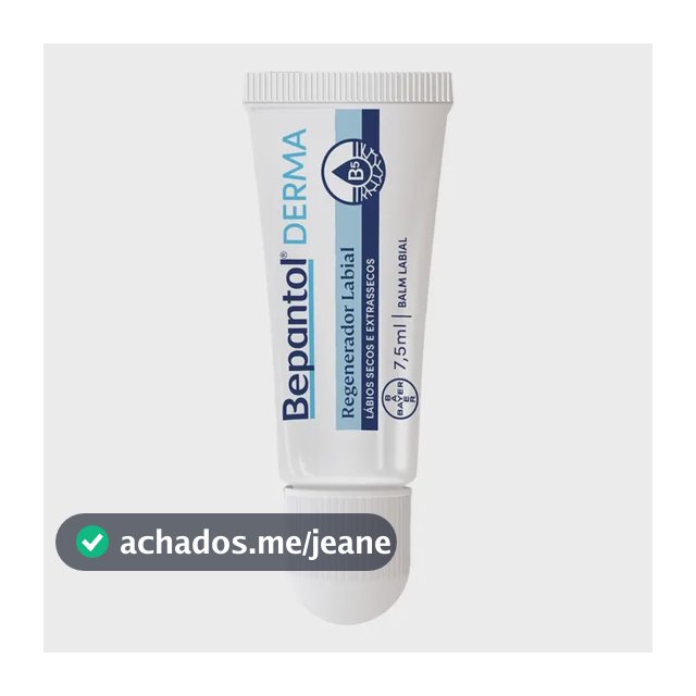 Creme de Hidratação Labial Derma Regenerador 7,5ml Bepantol