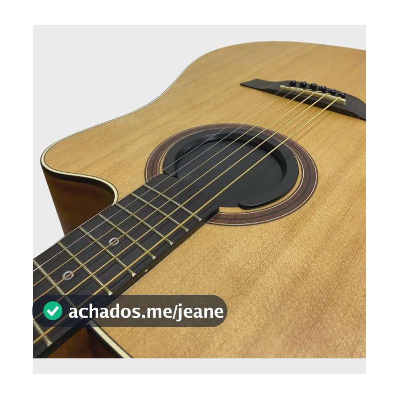 Anti Feedback Para Violão Folk Boca Redonda Borracha