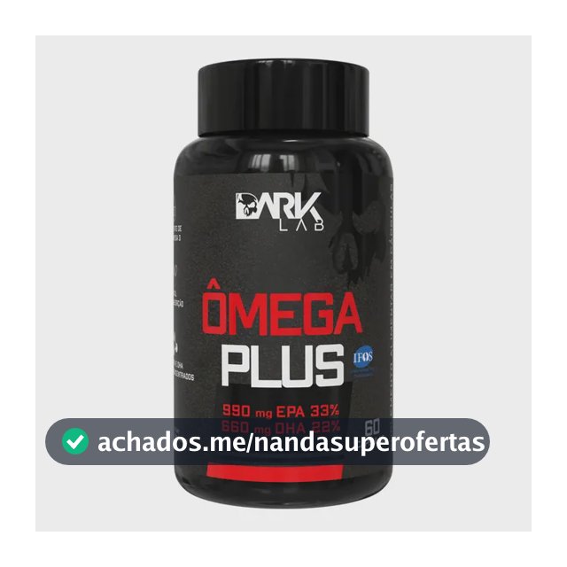 Omega Plus 60 Cápsulas Ômega 3 Dark Lab