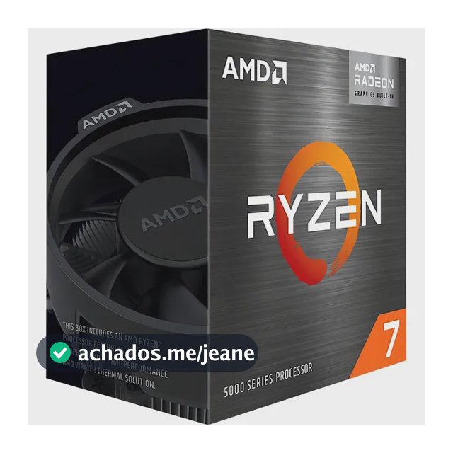 Processador AMD Ryzen 7 5700G 100-100000263BOX de 8 núcleos e 4.6GHz de frequência com gráfica integrada