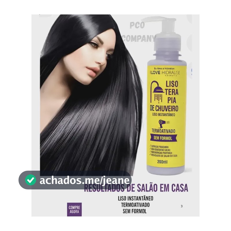 Progressiva De Chuveiro Liso Terapia Hidralise 200ml