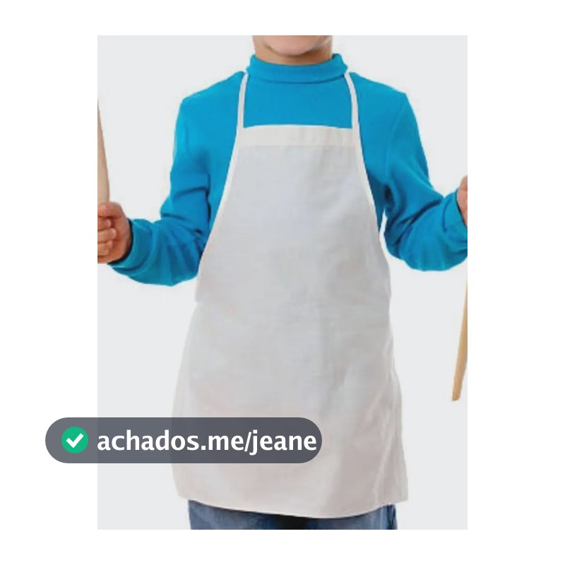 20 Avental Infantil Para Sublimação Branco Liso