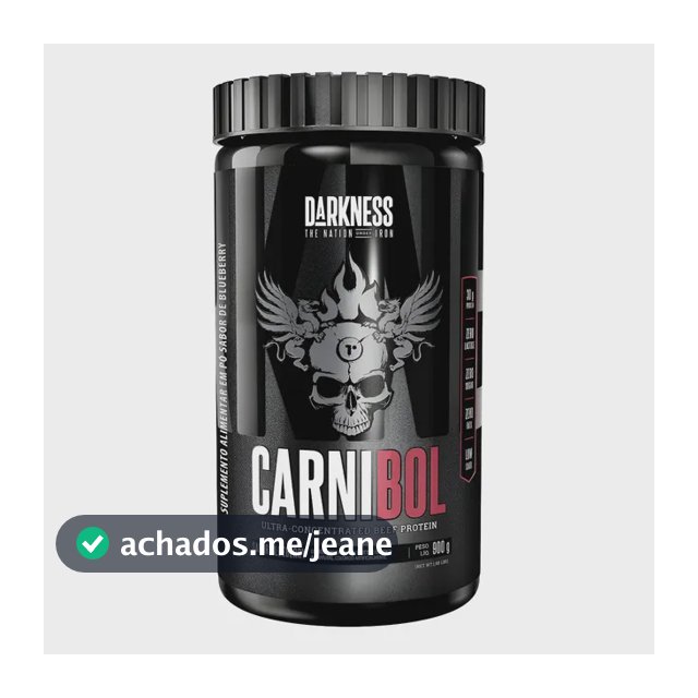 Carnibol Blueberry 900g - Darkness Proteina Isolada Da Carne Blueberry