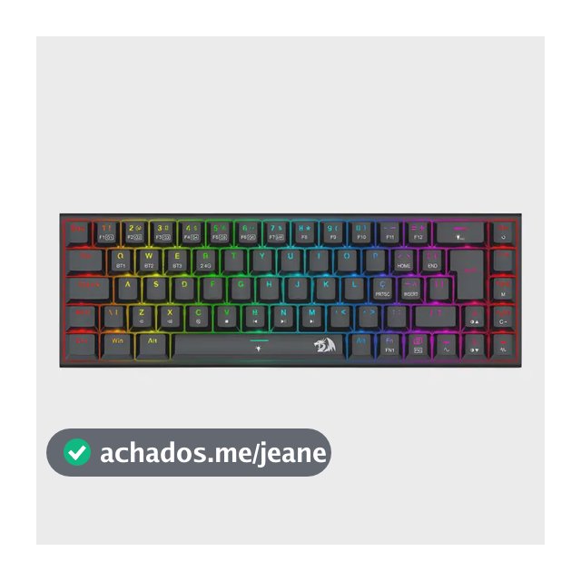 Teclado Redragon Ryze Pro Rgb Abnt2 Switch Marrom Cor De Teclado Preto Idioma Português Brasil