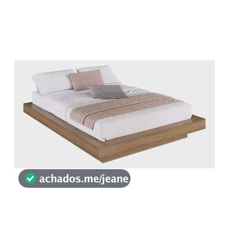 Cama Casal Queen Suspensa 140/160 Zurique Mel