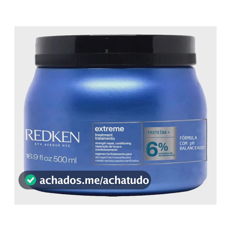 Máscara de tratamento reparação do cabelo danificado Extreme 500 Ml Redken
