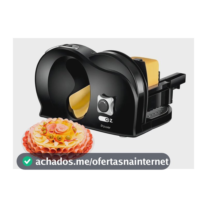 Multifatiador Fatiador Elétrico Cortador De Frios Embutidos 150w Fa4615 Oz