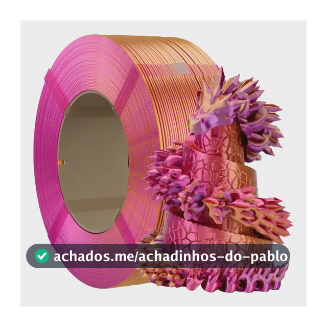 Refil Filamento Pla Impressão 3d 1kg Conjure Tricolor Silk