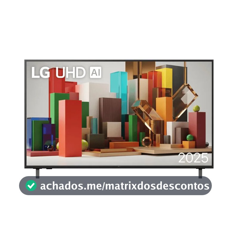 Smart TV Profissional 4K 55" LG UHD 55AU801 Processador α7 AI Ger8 Super Upscaling Google Cast Alexa Integrado Controle AI Smart Magic WebOS 25