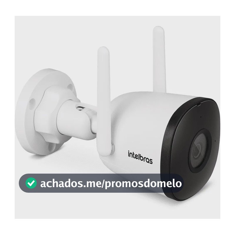 Câmera Inteligente Intelbras iM5SC con Wi-Fi Full HD color Branca
