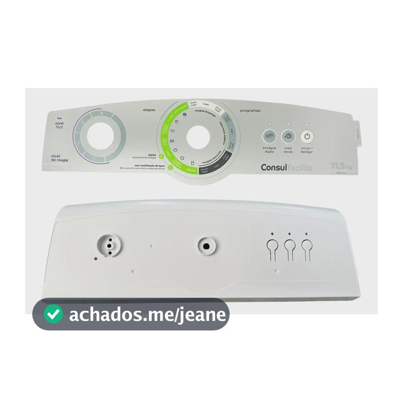 Suporte + Adesivo Para Lavadora Consul Facilite 11,5kg Cwg12