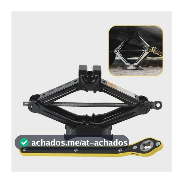 Macaco Carro Tipo Sanfona Universal 1500kg Com Chave Catraca