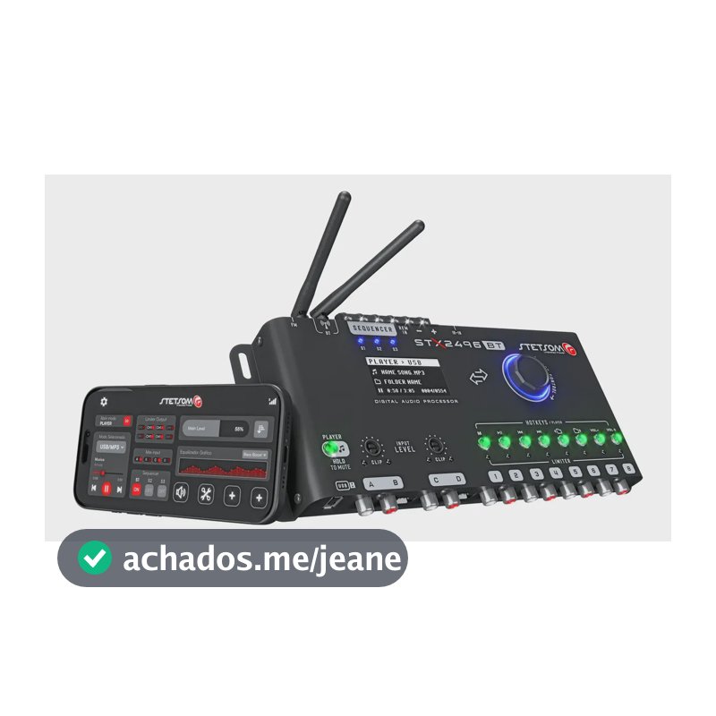 Divisor De Frequência Stetsom Stx 2496 Bluetooth Processador