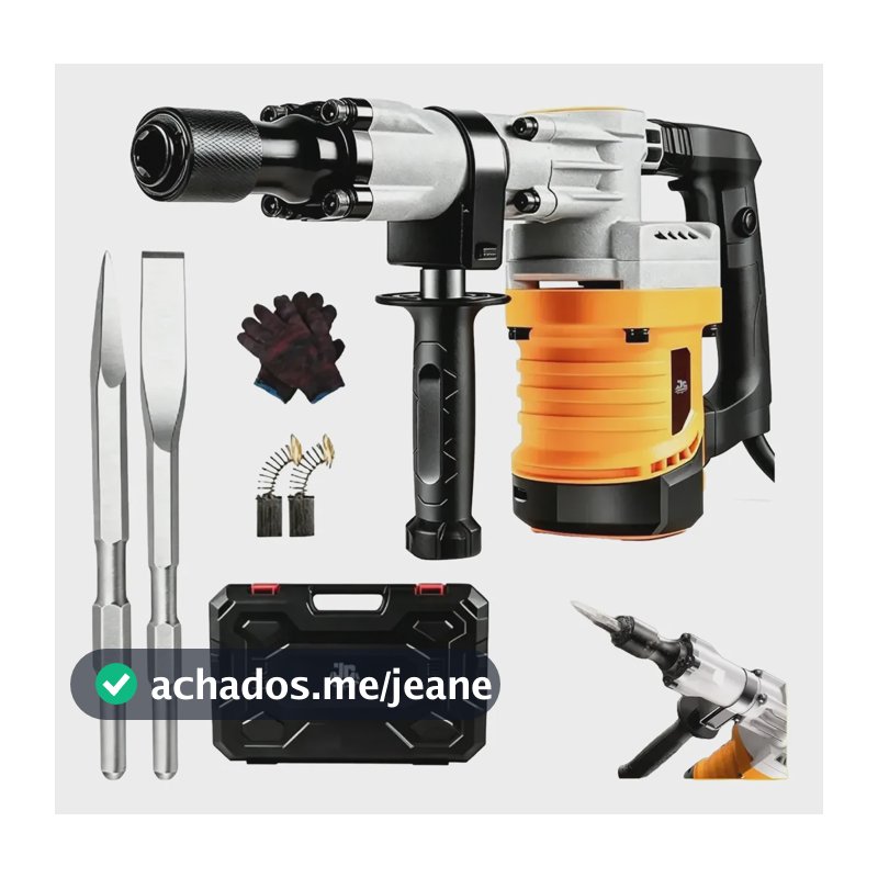 Martelo Demolidor Profissional Elétrico Amarelo 60hz 2800w 220v
