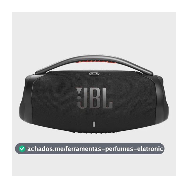 Caixa De Som Boombox 3 Bluetooth Preta Jbl