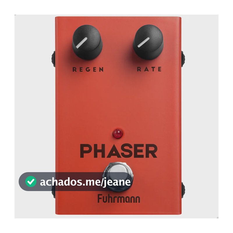 Pedal de Efeitos Phaser Fuhrmann