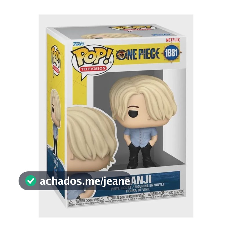 Boneco Funko Pop! One Piece Live Action - Sanji
