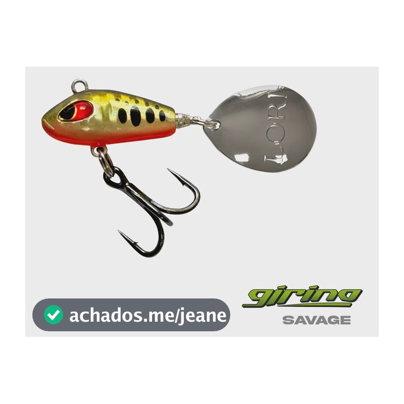 Isca Lori Girino 12g - Ferrinho / Spinner Cor Savage
