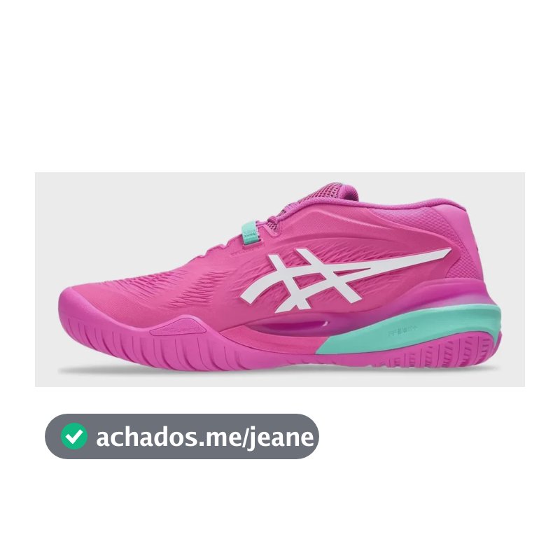 Tênis Asics Gel Resolution X All Court Pink(sakura)- 2026 Pink/verde 41 Br
