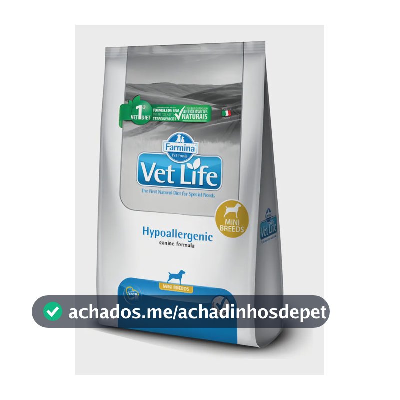 Ração Farmina Vet Life Hypoallergenic Raças Pequenas 2kg