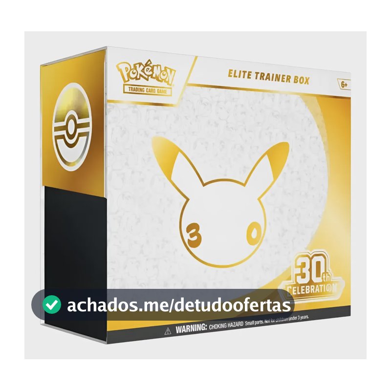 Pokémon Celebração 30 Anos Treinador Avançado Inglês Lacrada Inglês