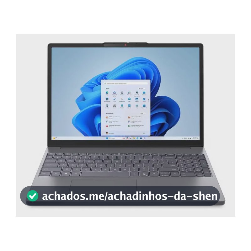 Notebook Lenovo Ideapad Slim 3 Intel Core 3 8gb 256gb W11 Luna Grey