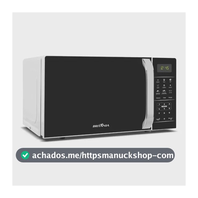Micro-ondas Britânia Bmo23 De Preto 20l Branco