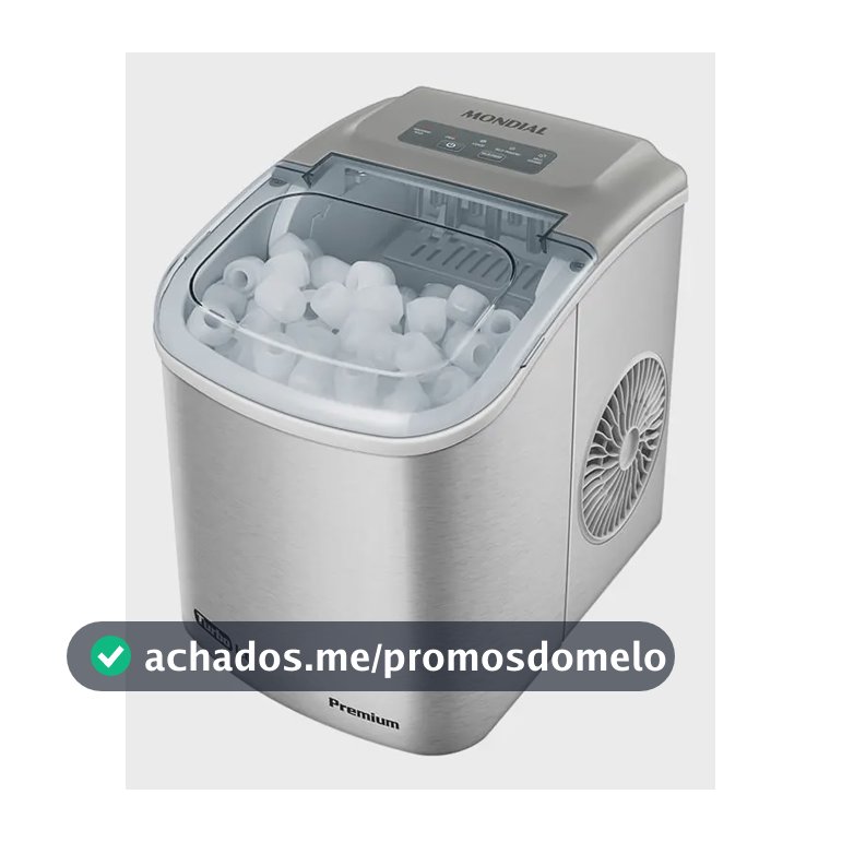 Máquina de Gelo Turbo Ice Premium, Mondial, 130W - MG-12-GI