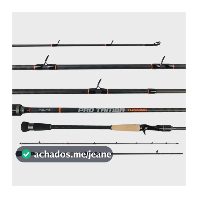 Vara Carretilha Saint Pro Tamba Tunning 2,40m Carbono 30-60lb 2 Partes