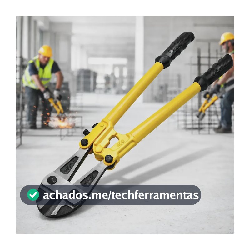 Alicate Tesoura Corta Vergalhão Ferro Grande Corte Cadeados