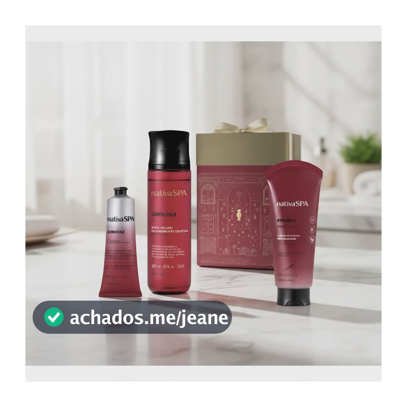Combo Presente Natal Mães Boticário Ameixa Spa C/ 3 Itens