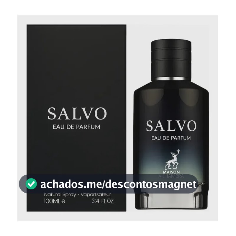Perfume Masculino Arabe Salvo Eau de Parfum Alhmabra 100ml C/