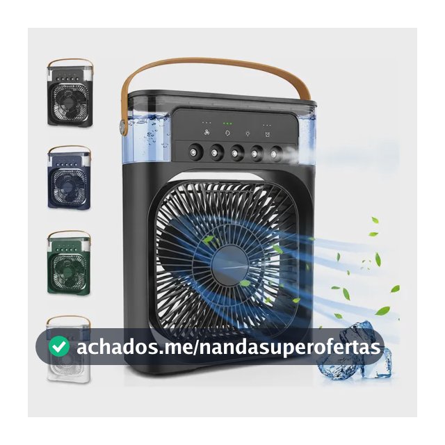 Climatizador De Ar Portátil Com Umidificador E Ventilador Us Aléatorio 110v/220v
