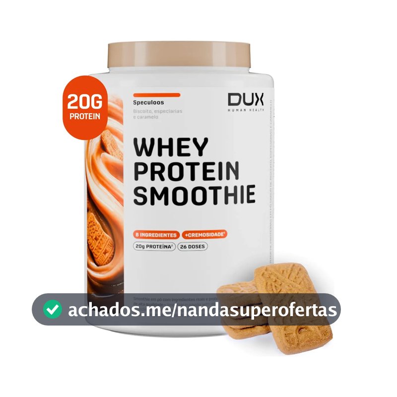 Whey Protein Dux Human Health Smoothie Pó 900g Speculoos