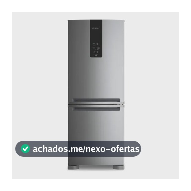 Geladeira Frost Free Brastemp Inverse 447 Litros Inox Bre57fk